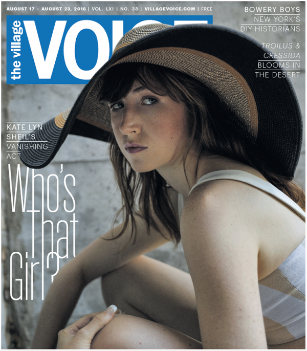 Bill PHELPS Shoots Kate Lyn Sheil  for the Village Voice 