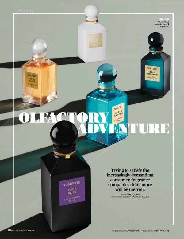 Claire Benoist in WWD 'Olfactory Adventure'