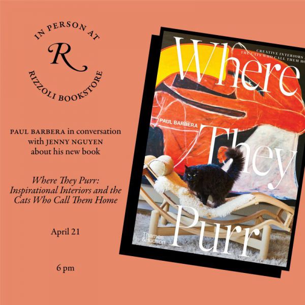 Join Paul Barbera for the launch of his new book Where They Purr!