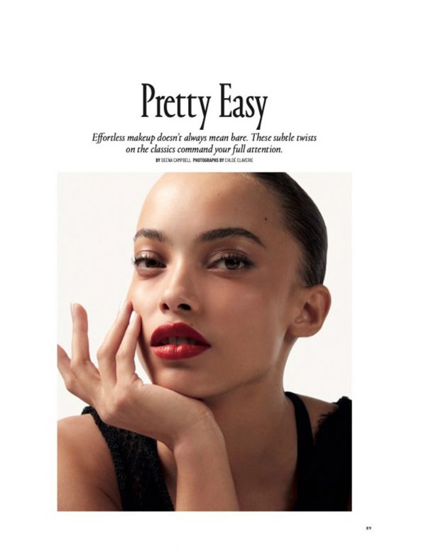 Chloé Claverie x Pretty Easy -- Dior Beauty for Marie Claire