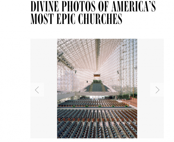 Christoph Morlinghaus- Divine photos of  America's most epic churches featured IN WIRED
